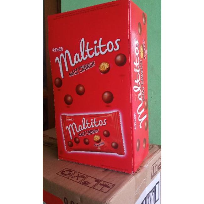 

Coklat Delfi Maltitos 30Gr Box Isi 12 Pcs, Cokelat Delfi Maltitos Malt Crunch 12 X 30 Gr Gram