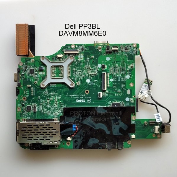 Part Mainboard laptop Dell Inspiron N4010 PP3BL Matherboard DAVM8MM6E0 PWB Mesin Mobo P/N 4RVG
