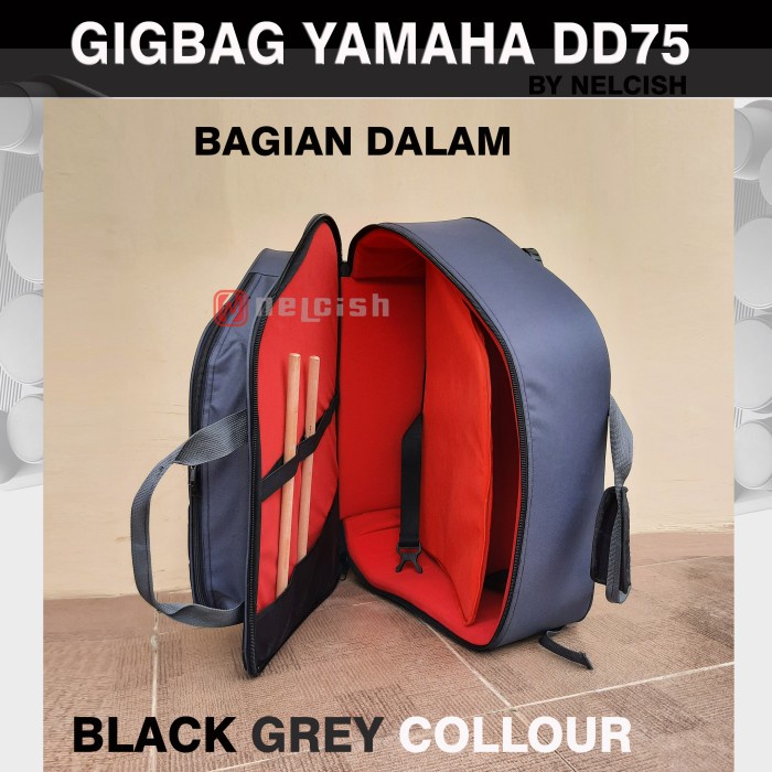 TAS SOFTCASE GIGBAG YAMAHA DD75 DRUMPAD DRUM ELEKTRIK MULTIPAD