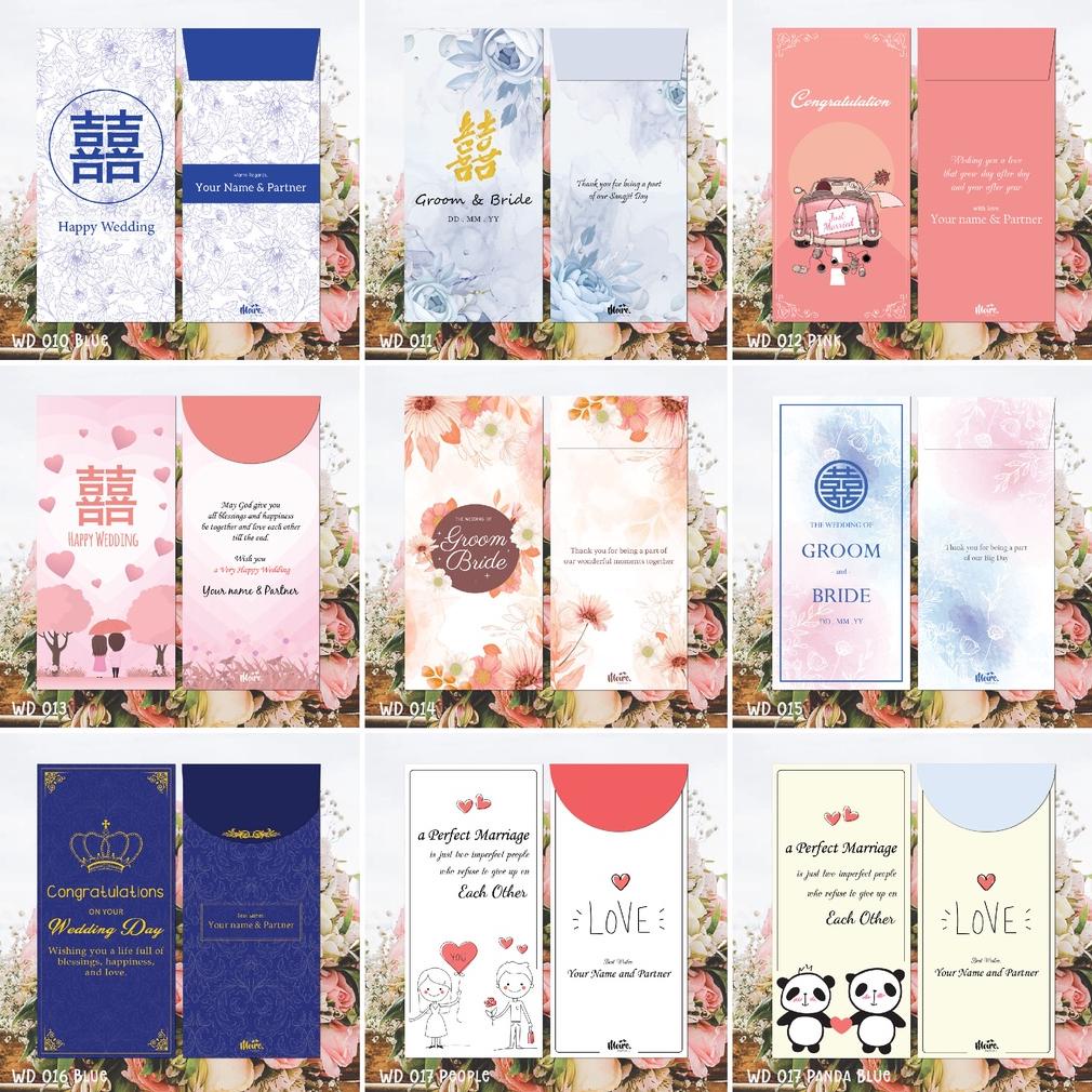 

New Stok Custom Angpao Wedding | Angpao Sangjit | Amplop Uang Seserahan | Angpao Kondangan (Mpwd Collection 002) Terlaris