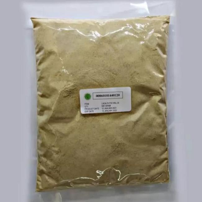 

Lada Putih Bubuk 500 Gr Pure