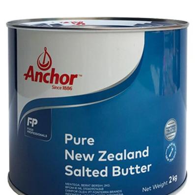 

Anchor Butter 2 Kg (Ed) Tinned / Mentega Asin Anchor Buter Tin 2Kg / Golden Fern