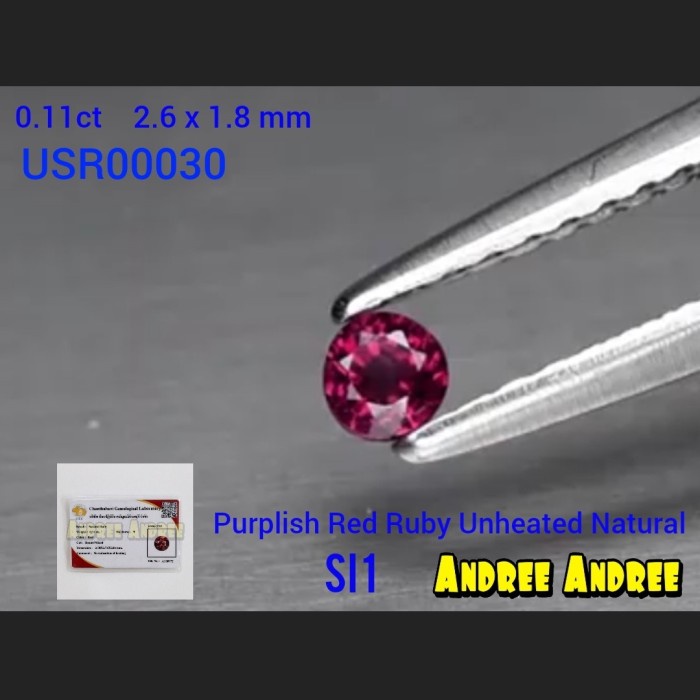 Silahkan Order] Ruby Unheated Natural 0004