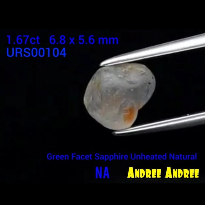 ------] Rough Sapphire Safir Unheated Natural 0005