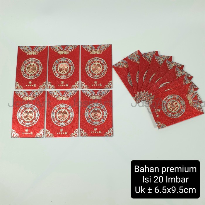 

Isi 20 Pcs Angpao Wedding Amplop Sangjit Pernikahan Kemasan Plastik ((_Baca Diskrips_I))