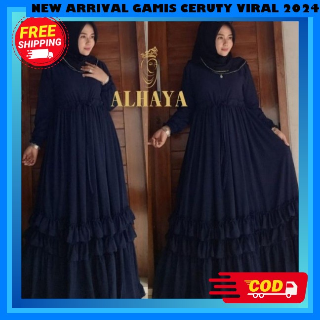 Dress Remaja Kekinian Hijab Gami Rmaja Idul Fitri Gamia Teraru Impor Gamisgamis Putih Cewek Gamis Le