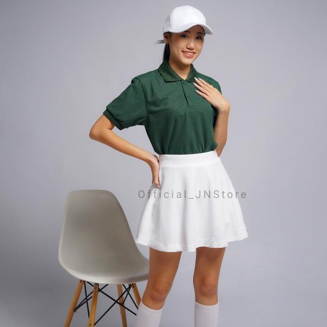 Kaos Polo Wanita | Hijau Army