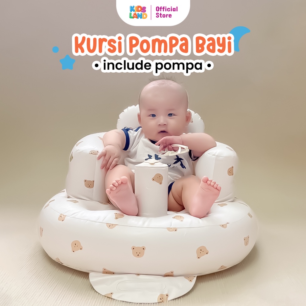 [BABY'S NEEDS] [FLASH SALE] Kursi Sofa Duduk Bayi Kursi Pompa Bayi Kursi Balon Bayi Motif Beruang