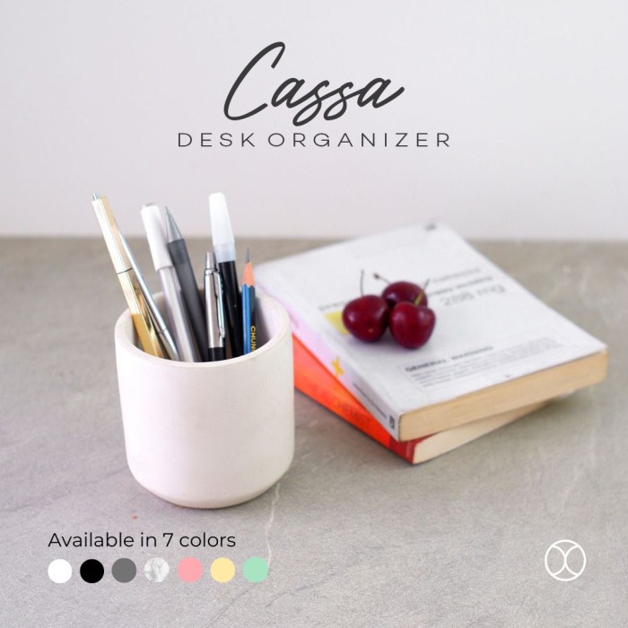 

CONCREATE Desk Organizer Cassa 8 cm / Stationery Organizer / Holder