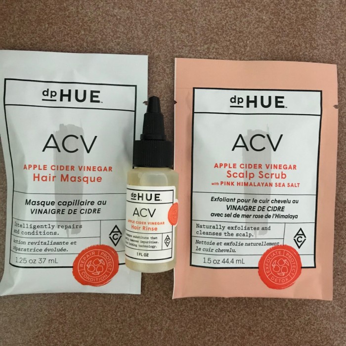 

dpHUE Apple Cider Vinegar Travel Kit Hair Scalp Treatment