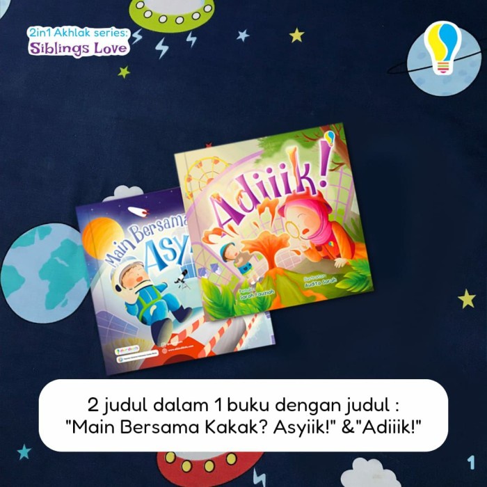 

Populer Buku Cerita Anak Muslim 2in1 Akhlak Series : Si Love