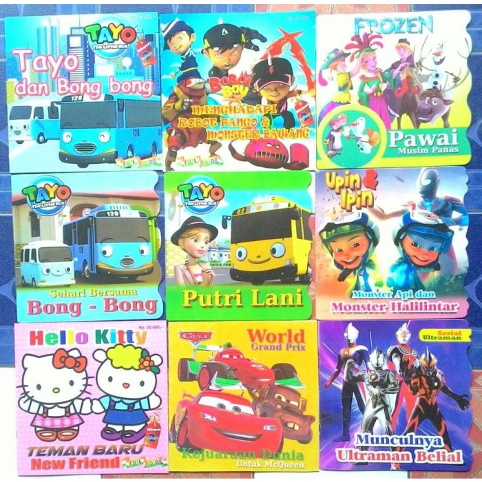 

Disc!! Paket Cerita Kartun Bergambar 15 buku