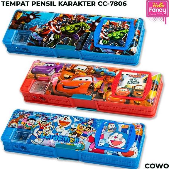 

Tempat Pensil Magnet Karakter + Kalkulator / Kotak Pensil Cc-7806