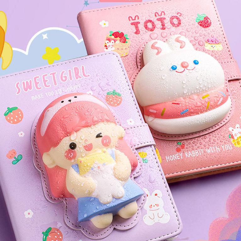 

Buku Squishy Book Daily Notebook/ Agenda Buku Catatan Cute Diary