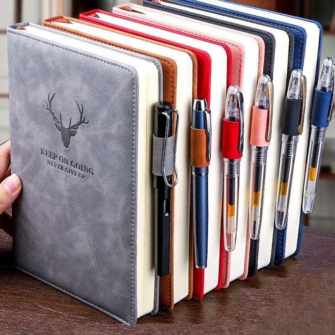 

Buku Catatan Notebook A5 Kerja Buku Jurnal Cover Kulit Pu