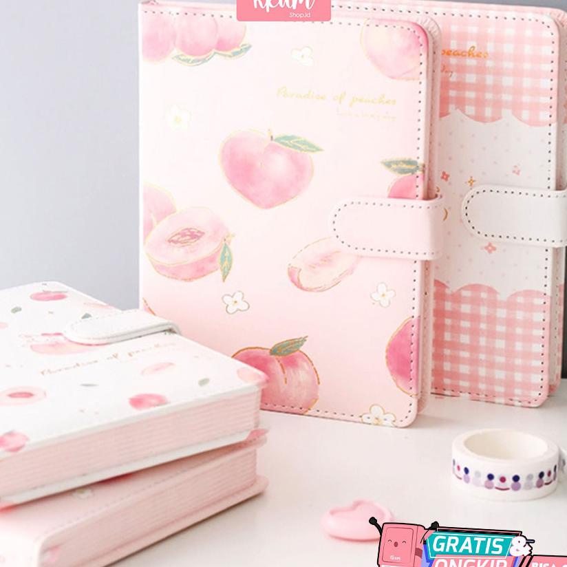 

Notebook Peach A5&A6/Buku Tulis/ Peach Cover Notebook/Buku Motif Lucu/Buku Journal