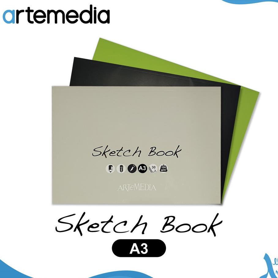 

Sketchbook Artemedia A3 Kertas Gambar Drawing R Pad 30 Lembar 150 Gsm- Shabg