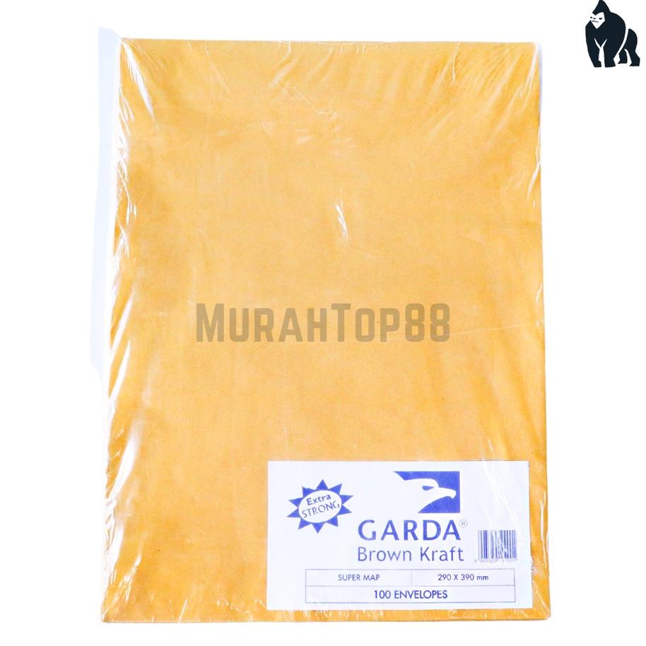 

Amplop Coklat Map Polos 290 X 390 Mm / Brown Kraft Ga Isi 100 Pcs