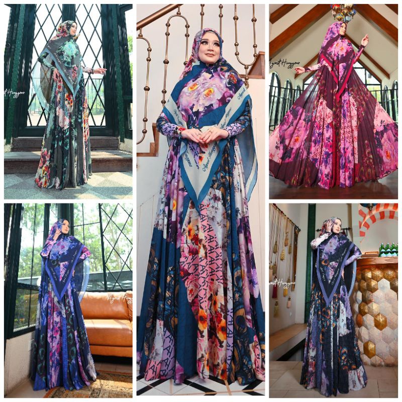 [SYAR'I TILL JANNAH] GAMIS ALORA SET SYARI AGOES HANGGONO