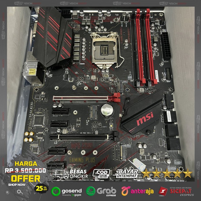 Motherboard / MOBO MSI MPG Z390 GAMING PLUS Gen 8 / 9 - LGA 1151 