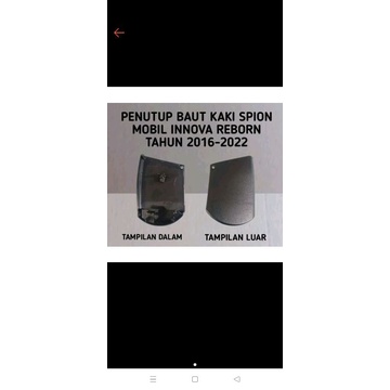 Tutup kaki spion innova reborn Per PCS