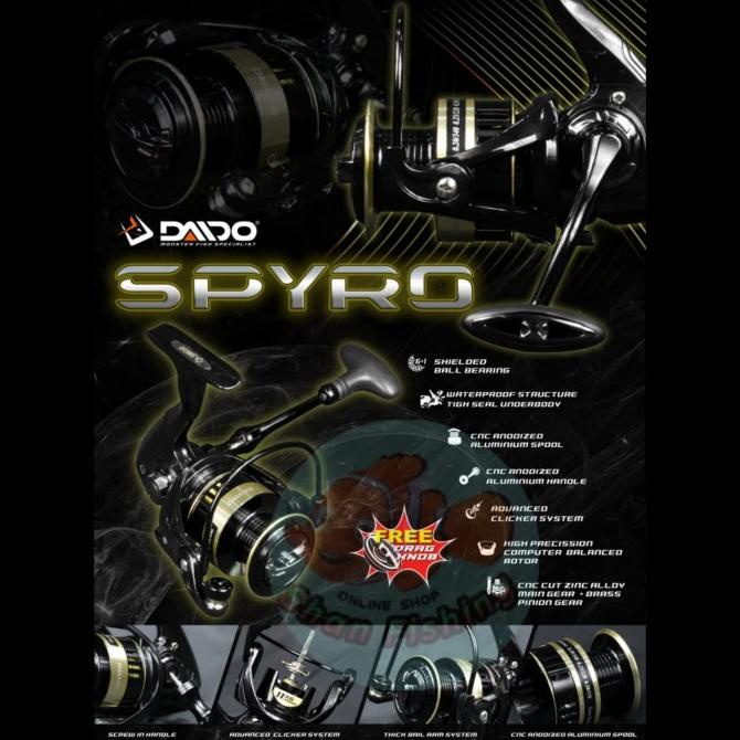 Reel Daido Spyro 6+1BB Screw In Power Handel