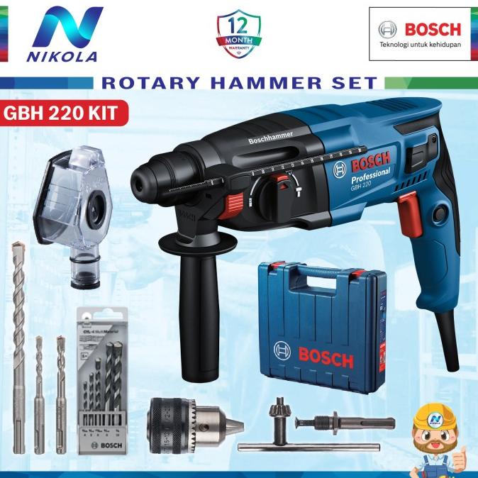 Gbh 2-20 Bosch Rotary Hammer Hammer Drill Bor Bobok Beton Gbh 220