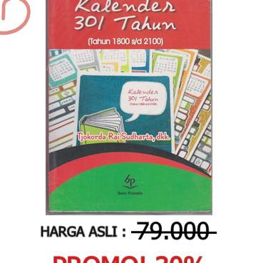 

Kalender 301 Tahun (Tahun 1800/2100)