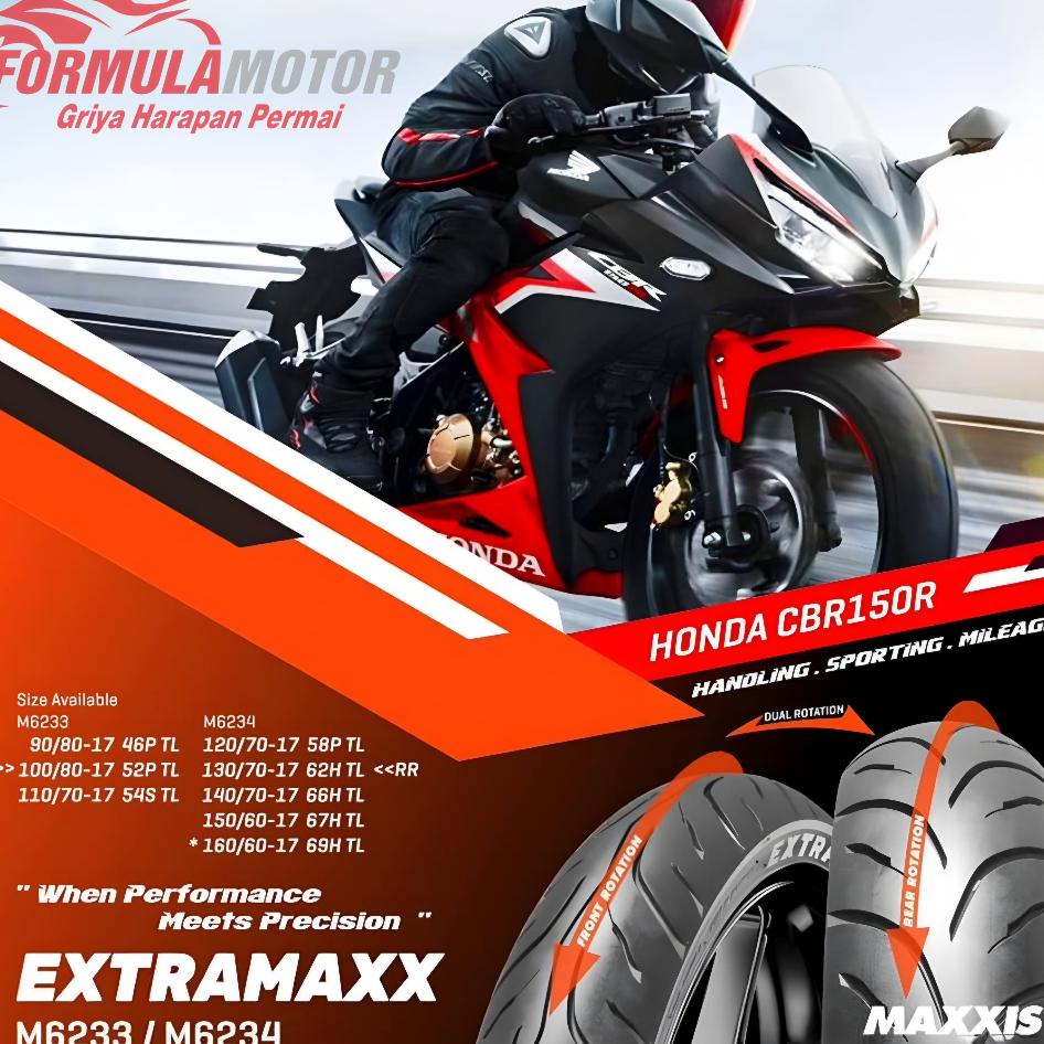Maxxis Extramaxx Ring 17 Tubeless (Sport Touring) Ban Maxxis Motor Sport/Moge Tubles