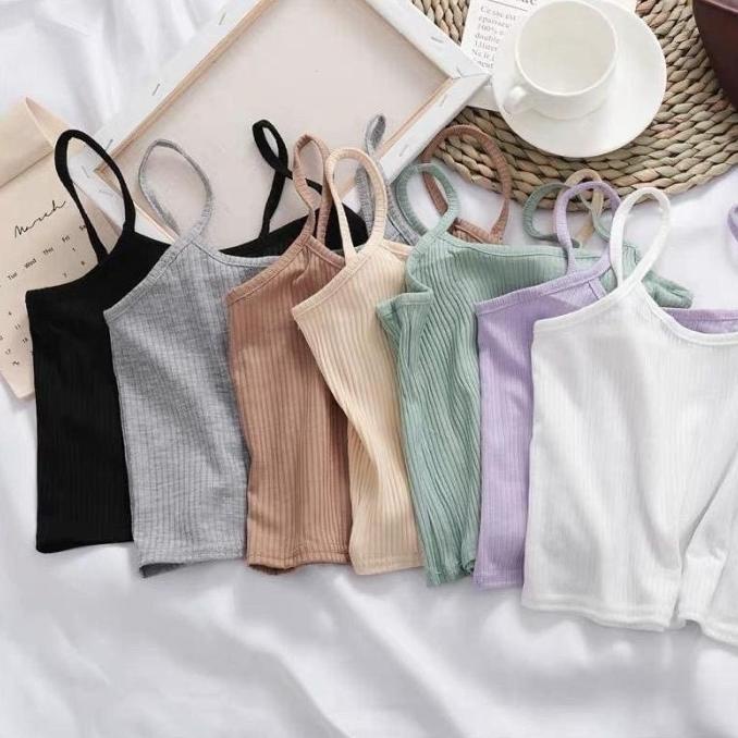 Hot!! Atasan Seksi Wanita Terbaru Tanktop Rib