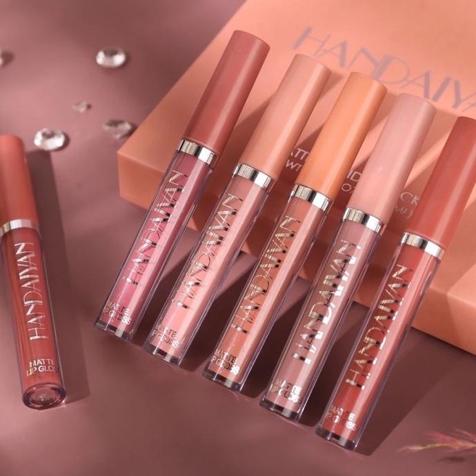 Lipstik Handaiyan Isi 6 - Set Matte Liquid Lipstick Waterproof Berkualitas