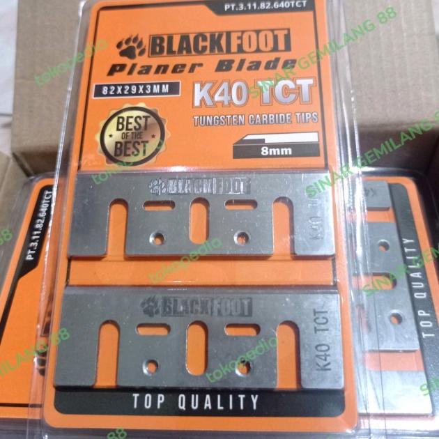 PLANER BLADE TCT K40 BLACKFOOT / Mata Pisau Serut K40 / BLACKFOOT K40 Ready Stok