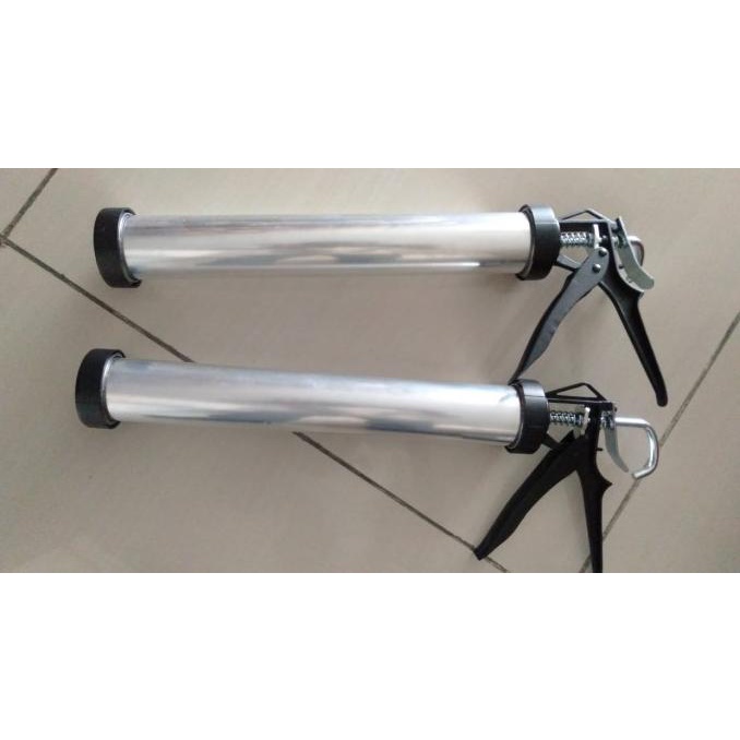 Tembakan Silicone Sealant Sosis / Gun Sosis / Aluminium Gun Sealant Termurah