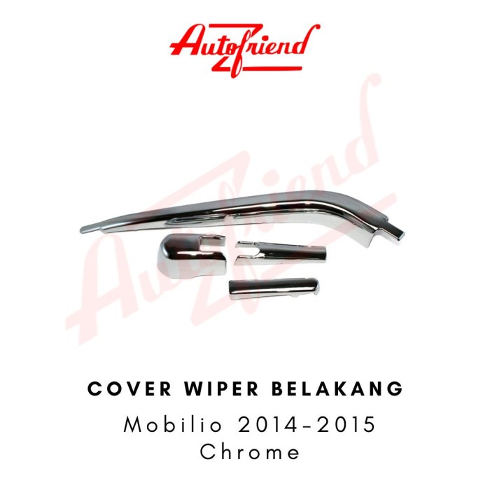 cover wiper belakang mobilio chrome pelindung wiper aksesoris mobilio