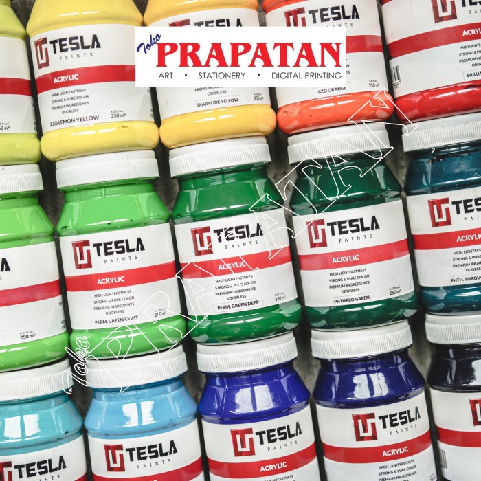 

TESLA ACRYLIC PAINT / CAT AKRILIK - 250 ML ORIGINAL TERBARU