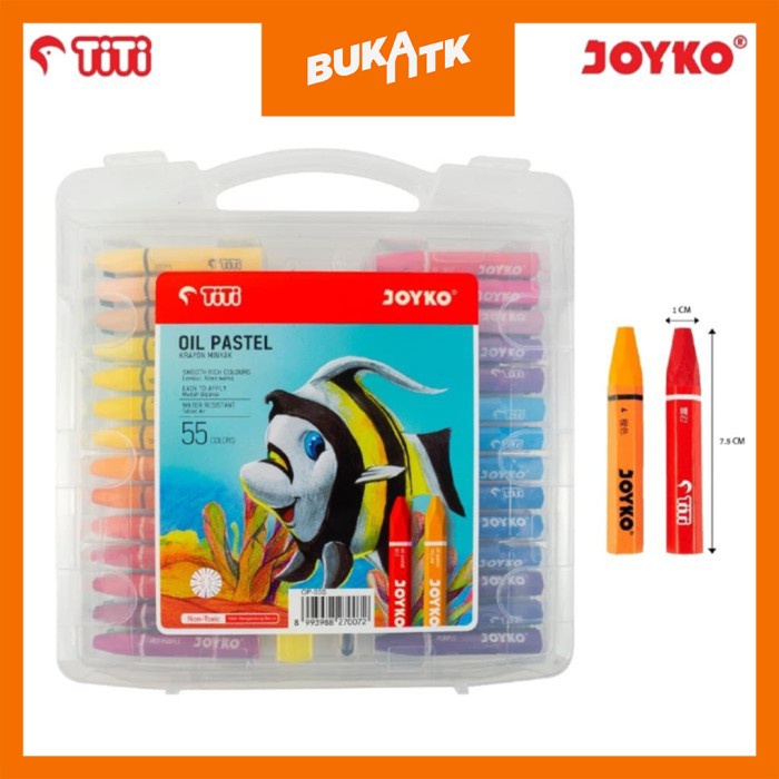 

CRAYON JOYKO 55 WARNA OIL PASTEL ORIGINAL TERBARU