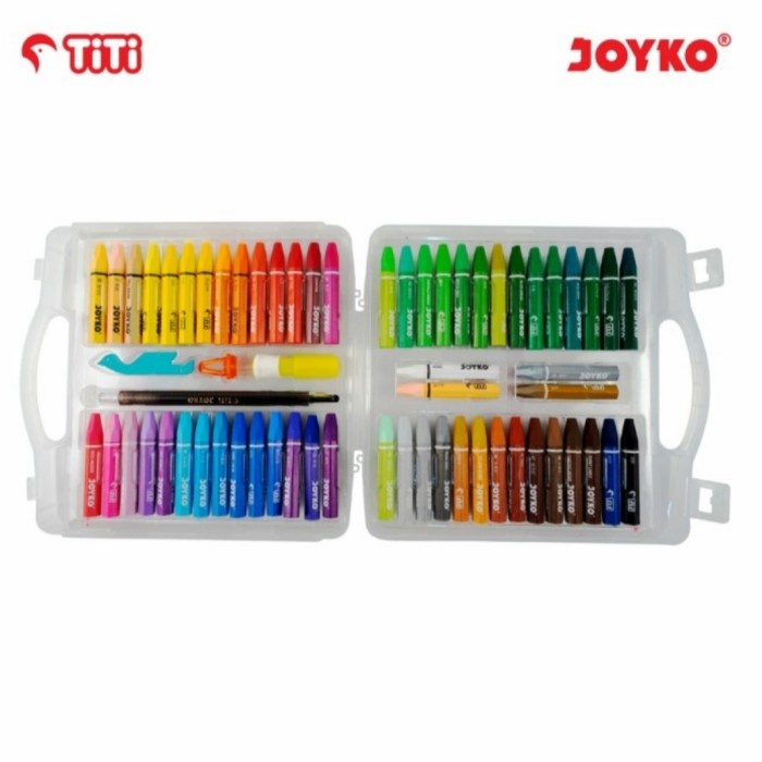 

CRAYON / OIL PASTEL TITI JOYKO 55 WARNA ORIGINAL TERBARU