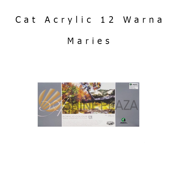 

CAT ACRYLIC MARIES 12 WARNA - CAT AKRILIK SET ORIGINAL TERBARU