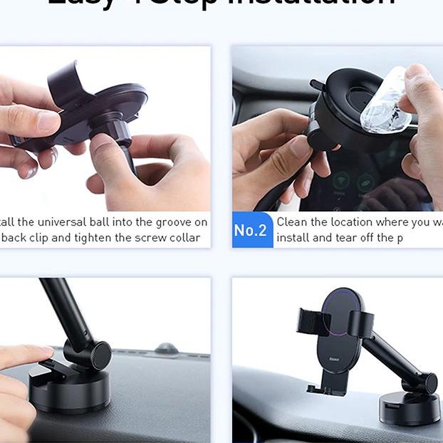 Baseus Simplism Gravity Car Mount Holder Stand Holder Handphone