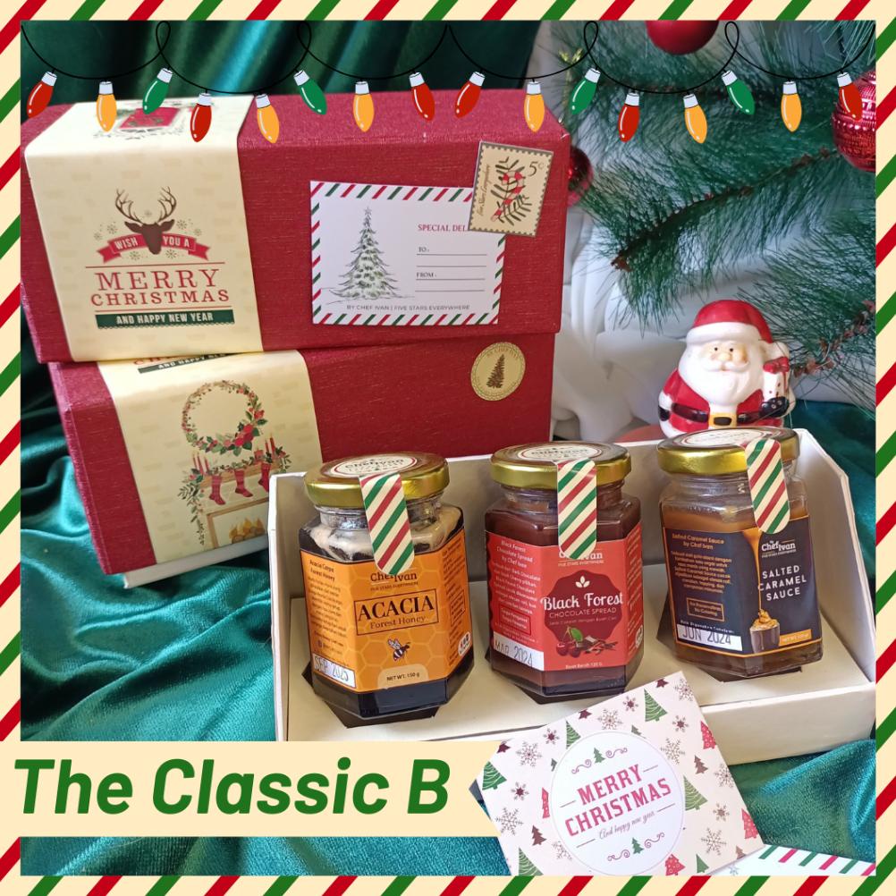 

TERBARU CLASSIC Christmas Hampers Natal Gift Parcel Tahun Baru Parsel Hadiah New Year Company Souvenir Madu Sambal Bumbu Selai By Chef Ivan