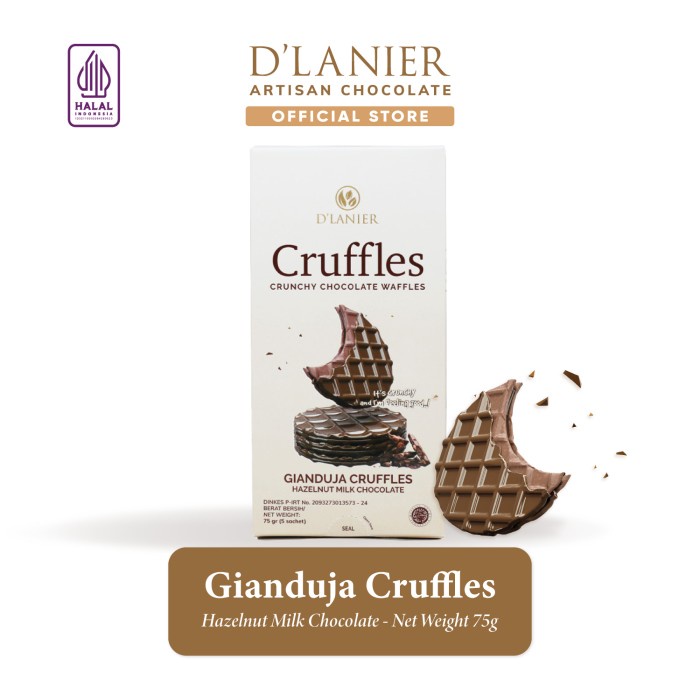 

Ready D'Lanier Gianduja Hazelnut Milk Chocolate Cruffles
