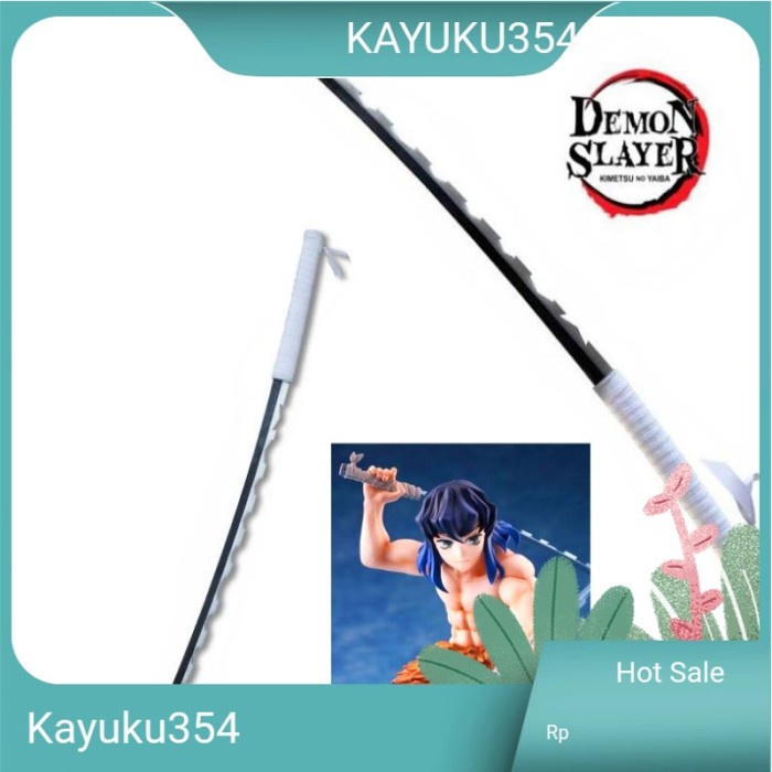 Katana kayu inosuke hashibira Demon Slayer Kimetsu no yaiba