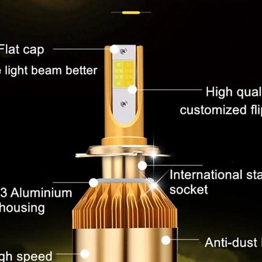 X-Bright Lampu Depan Mobil Led 2 Warna H8 H9 H11 Hb3 Hb4 H1 H7 2 Pcs R311