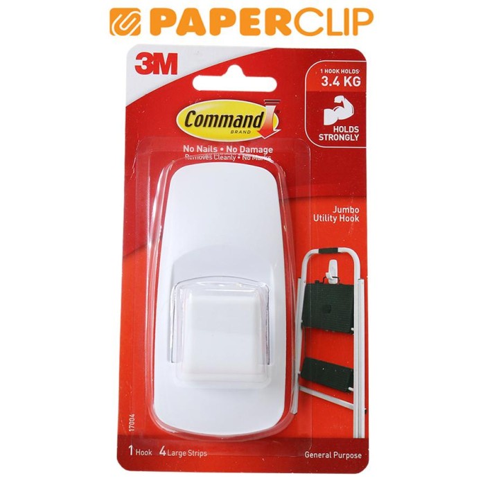 HOOKS 3M 17004 COMMAND JUMBO
