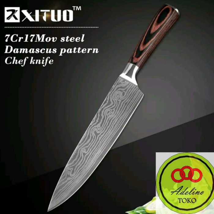 

Pisau Damaskus 8Inchi