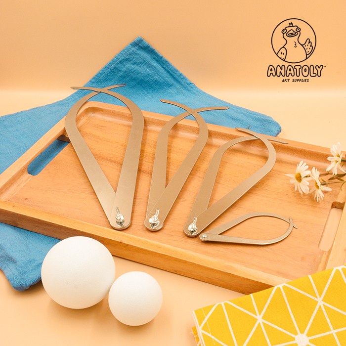 

Stainless Steel Clay Ceramic Caliper 4 In 1 (12'',10'',8'',4'')