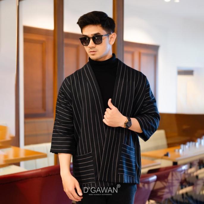 AKSA KIMONO Outer Pria Multifungsi Kekinian Original by DGAWAN