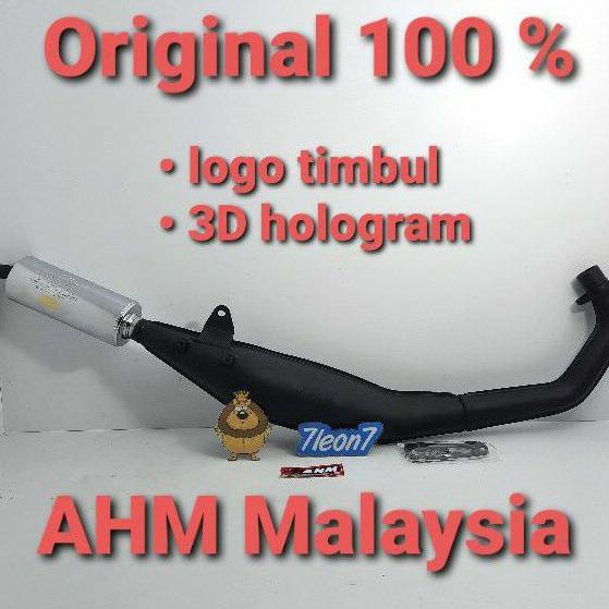 Knalpot AHM Satria 120 Satria hiu Satria 2 tak original
