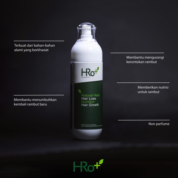 

Hro+ Hair Tonic HRoplus Tonik Rambut Penumbuh Rambut Herbal
