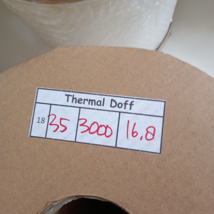 

Promo Plastic Thermal Bopp Doff Dan Glossy Ukuran 35Cm , 2900 - 3000M, 18Mic